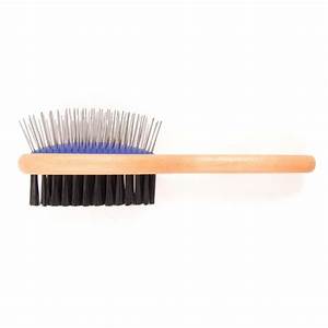 Ancol Ergo Wooden Handle Double Sided Brush, sml