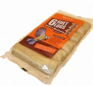 Suet To Go Mealworm and Insect Suet Logs, 6pk
