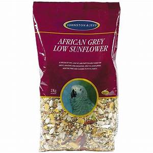 Johnston & Jeff Low Sunflower African Grey Food 2kg