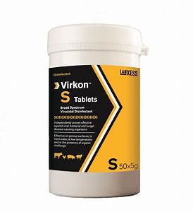 Virkon S Disinfectant TABLETS 50X5G