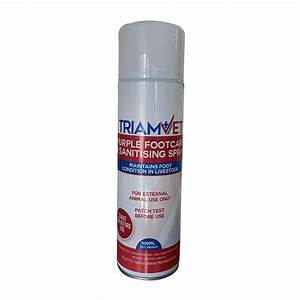 TriamVet Purple Footcare & Sanitising Spray - 500 Ml