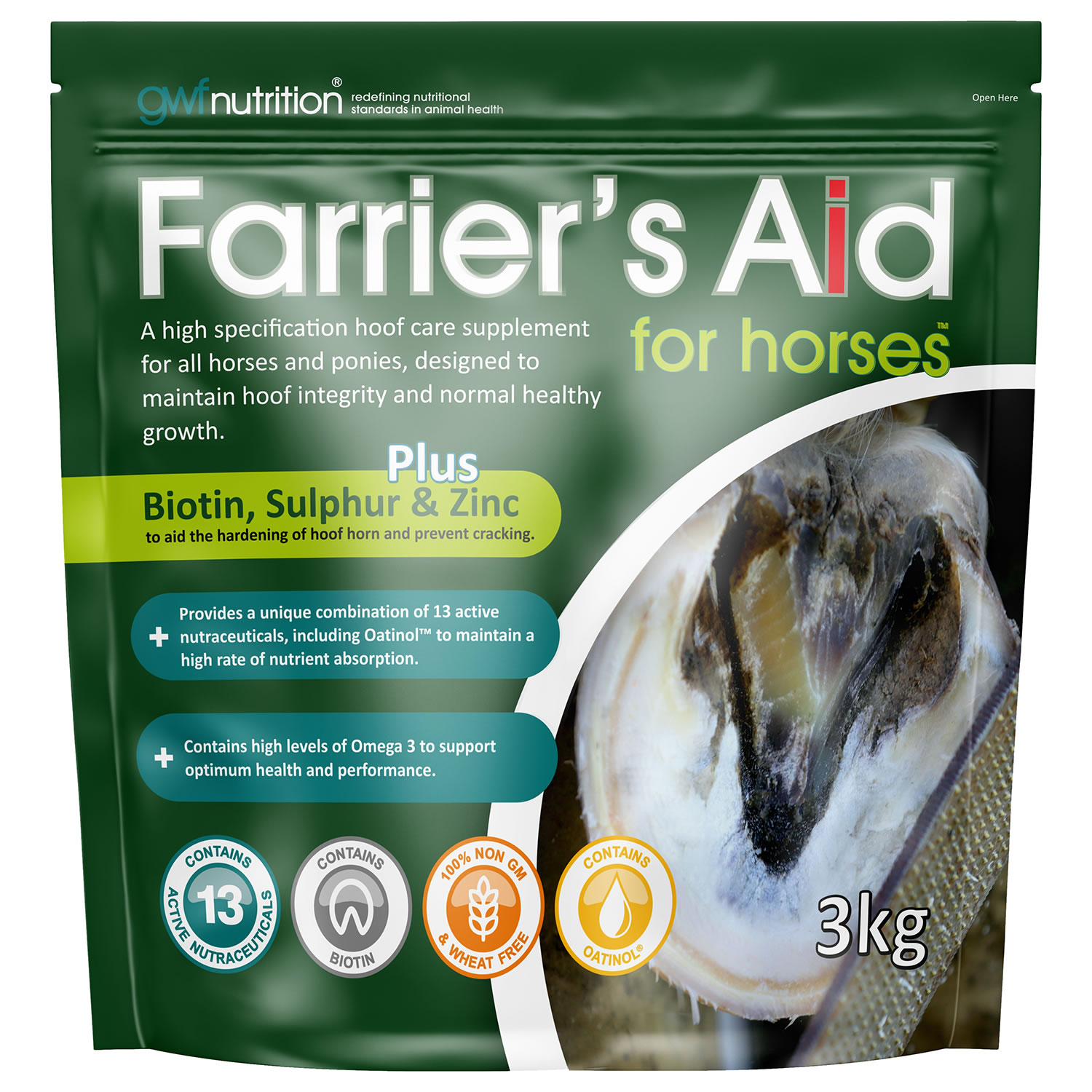 GWF Farriers Aid for Horses - 3 Kg Pouch